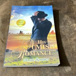 His Amish Romance LARGE PRINT