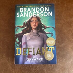Defiant skyward series signed by brandon sanderson barnes and noble special