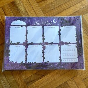 Illumicrate Weekly Schedule and Habit Tracker