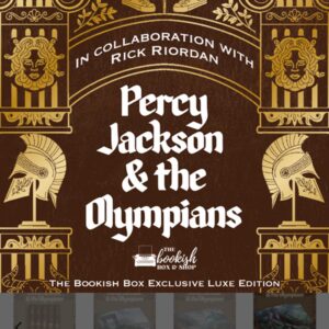 Percy Jackson and the Olympians series Booksih box exclusive